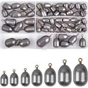 Bass Casting Sinkers - 27/62pcs Weight Set
