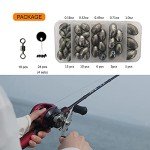 Assorted Oval Egg Sinkers for Fishing Tackle