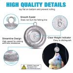 Disc Sinkers for Saltwater and Catfishing Tackle