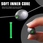 Egg Lead Fishing Weights Kit - 15pcs Set