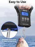 HEETA 110lb Digital Fish Scale with LCD Display