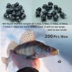 200Pcs Big Removable Split Shot Fishing Sinkers