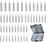 48-Pack Drop Shot Weights for Bass Fishing