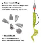 106pcs Fishing Weights Sinkers Kit with Tackle Box