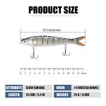 TRUSCEND Multi-Jointed Swimbaits Fishing Lures Kit