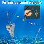 Pyramid Sinkers Fishing Weights Kit - 8 Pieces