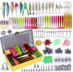 PLUSINNO Fishing Lures Tackle Box Set, 102/302pcs