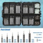 48-Pack Drop Shot Weights for Bass Fishing