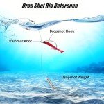 48-Pack Drop Shot Weights for Bass Fishing