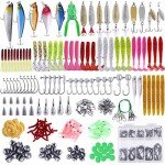PLUSINNO Fishing Lures Tackle Box Set, 102/302pcs