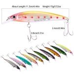 Sougayilang Minnow Crankbait Fishing Lure Set 10 Pcs
