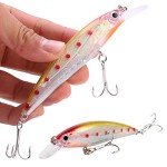 Sougayilang Minnow Crankbait Fishing Lure Set 10 Pcs