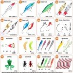 79-Piece Fishing Lures Kit with Tackle Box