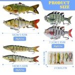 6-Piece Multi-Jointed Fishing Lure Set