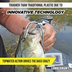 Realistic Weedless Bass Fishing Lure by Lunkerhunt