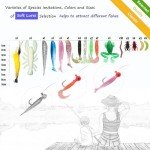 79-Piece Fishing Lures Kit with Tackle Box