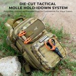 KastKing BlowBak Tactical Fishing Sling Backpack - Khaki Camo