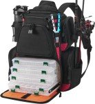 Piscifun Large Fishing Tackle Backpack with Trays