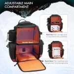 Piscifun Large Fishing Tackle Backpack with Trays