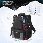 Piscifun Large Fishing Tackle Backpack with Trays