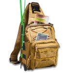 DEILAI Waterproof Fishing Backpack with Rod Holder