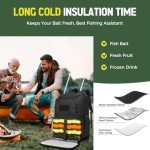 MATEIN Water Resistant Fishing Backpack with Cooler