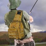 DEILAI Waterproof Fishing Backpack with Rod Holder