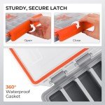 KastKing Waterproof Tackle Box with Removable Dividers