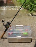 Avlcoaky Large 3-Layer Fishing Tackle Box