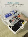 Avlcoaky Large 3-Layer Fishing Tackle Box