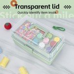Portable 3-Layer Tackle and Craft Organizer Box