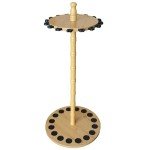 16" Round Fishing Rod Storage Rack - Easy Assembly
