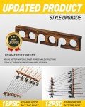 Ghosthorn 12-Rod Fishing Pole Holder for Garage