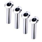Amarine Made 4-Pack Stainless Steel Rod Holders