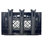 Wall-Mounted Fishing Rod Holder Rack (3 Poles)