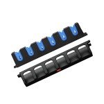 Vertical Wall-Mounted Fishing Rod Rack Holder