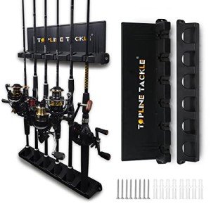 Vertical Fishing Rod Holders for Wall Storage