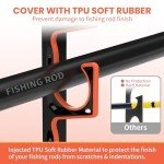 Garage Fishing Rod Holder - Wall or Ceiling Mount (4 Pack)