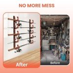 Garage Fishing Rod Holder - Wall or Ceiling Mount (4 Pack)