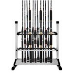 Big Fishing Rod Rack - Holds 24 Poles!