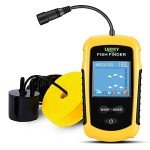 LUCKY Portable Kayak Fish Depth Finder LCD