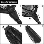 PLUSINNO Foldable Fishing Landing Net with Telescopic Handle
