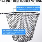 Heavy-Duty Telescoping Fishing Net with Soft Rubber