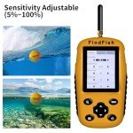 Portable Wireless Fish Finder with Color Display