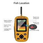 Portable Wireless Fish Finder with Color Display