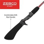 Zebco Z-Cast 5'6" Fishing Rod with Comfortable Grip