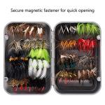 BASSDASH 64-Piece Fly Fishing Assorted Flies Kit
