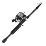 Zebco 33 Spincast Reel and Telescopic Rod Combo