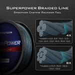 KastKing Superpower Braided Fishing Line - Low-Vis Gray