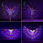 LED Belly Dance Wings with Telescopic Sticks